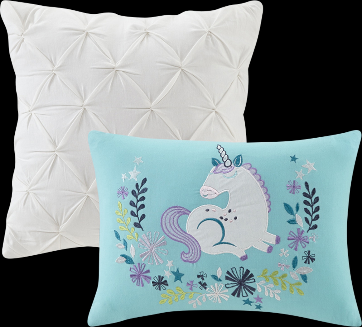 Kids Unicorn Dance Purple 4 Pc Twin Comforter Set - Thumbnail - Image 2