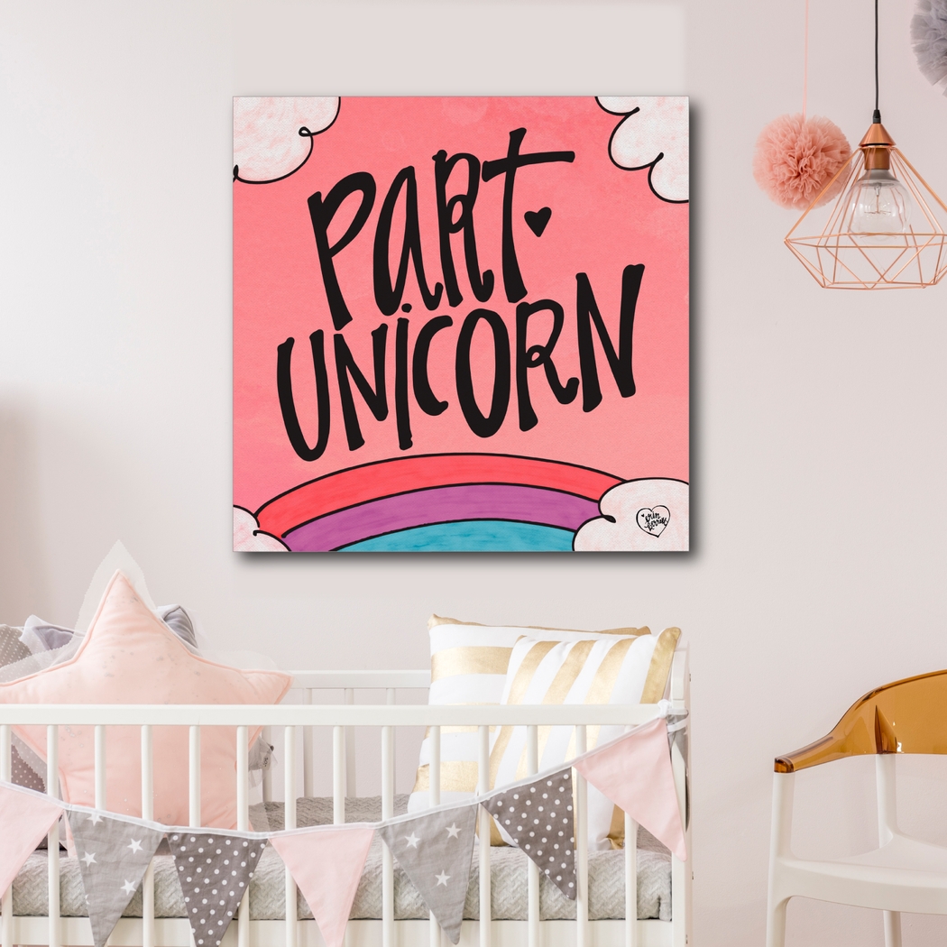 Kids Unicorn Queen Pink Artwork - Thumbnail - Image 2