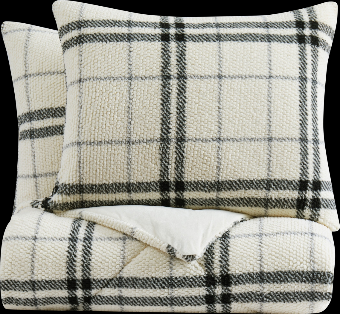 Kids Urban Cabin Charcoal 3 Pc Full/Queen Comforter Set - Thumbnail - Image 2