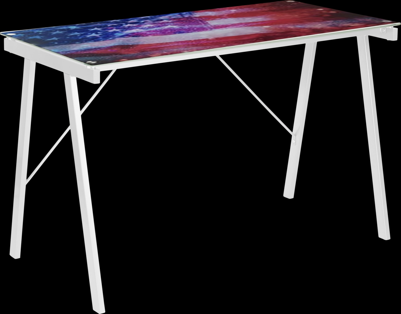 Kids USA Flag White Graphic Desk - Thumbnail - Image 1