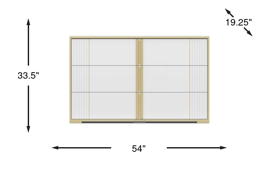 Dimension Image. Please refer to the Dimension Tab on this page for dimension details.