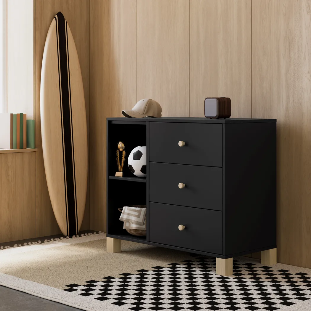 Kids Valesti I Black Dresser - Thumbnail - Image 3
