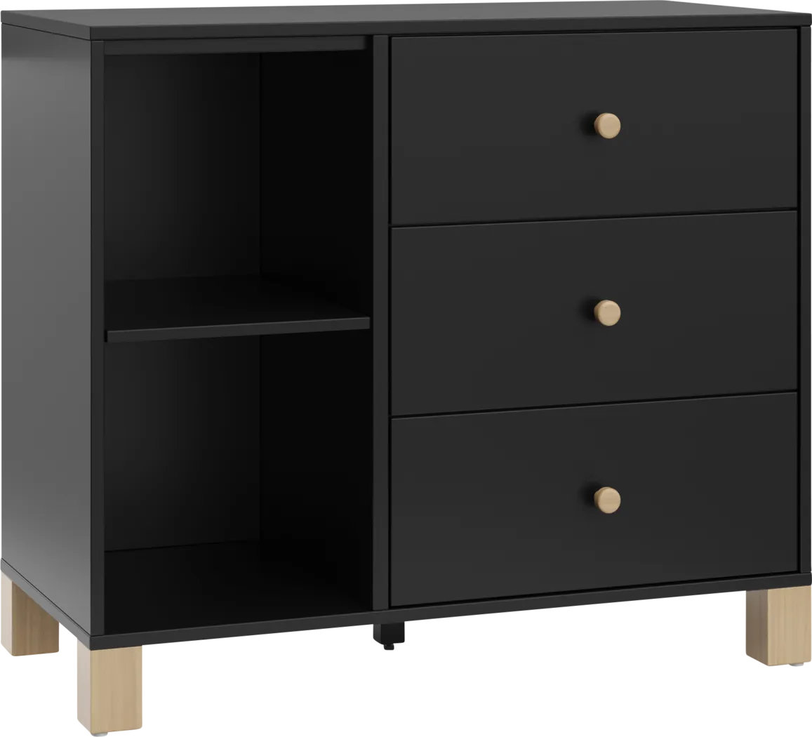 Kids Valesti I Black Dresser - Thumbnail - Image 1