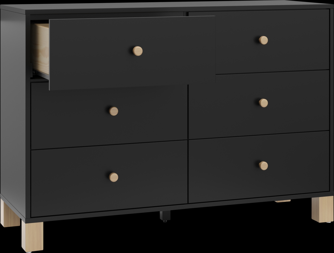 Kids Valesti II Black Dresser - Thumbnail - Image 5