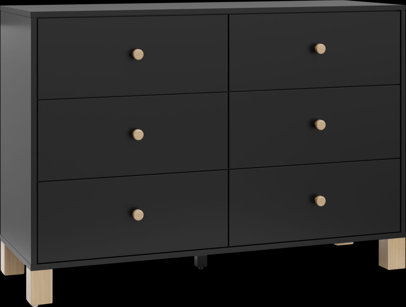 Kids Valesti II Black Dresser - Thumbnail - Image 1