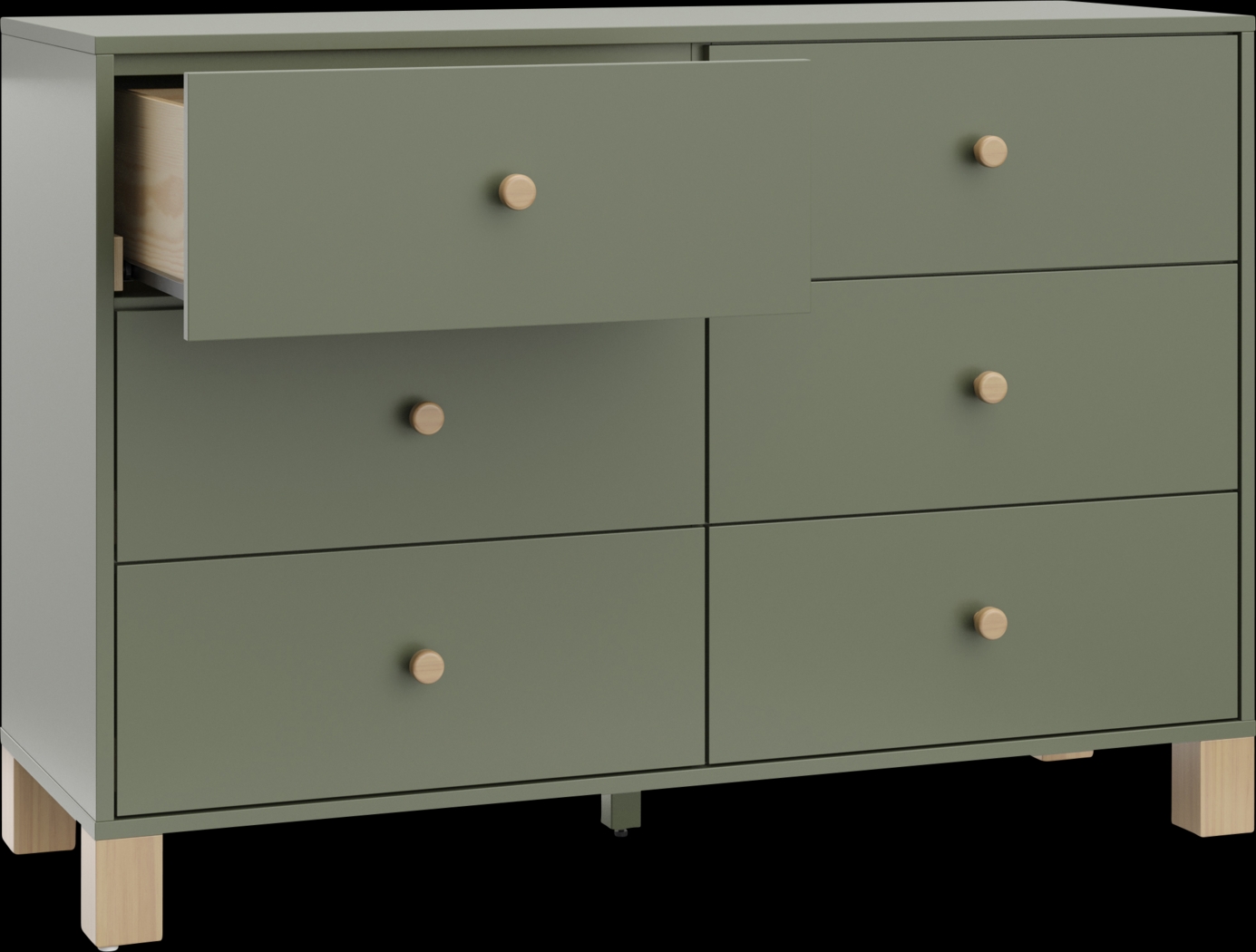 Kids Valesti II Olive Dresser - Thumbnail - Image 5