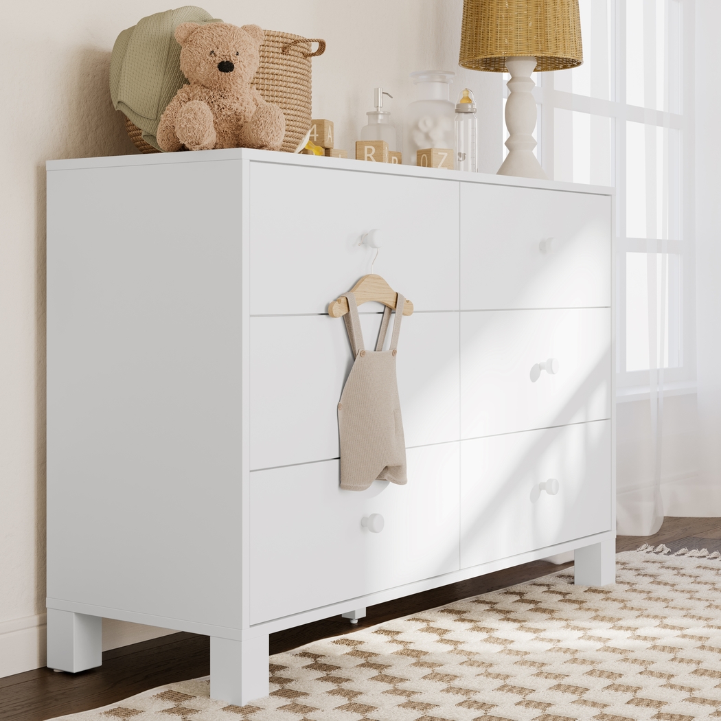 Kids Valesti II White Dresser - Thumbnail - Image 2