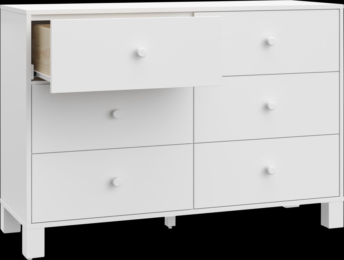 Kids Valesti II White Dresser - Thumbnail - Image 6