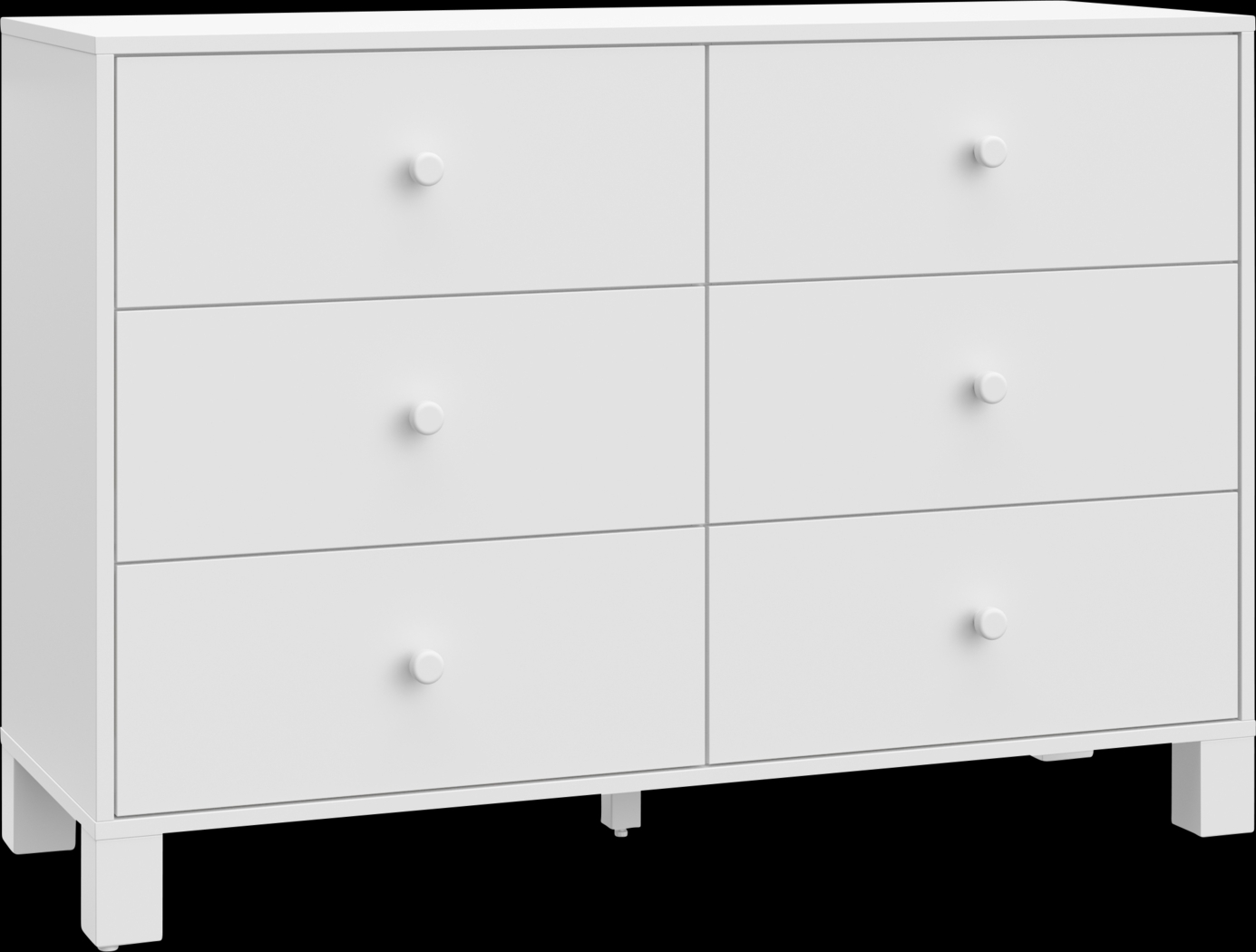 Kids Valesti II White Dresser - Thumbnail - Image 1