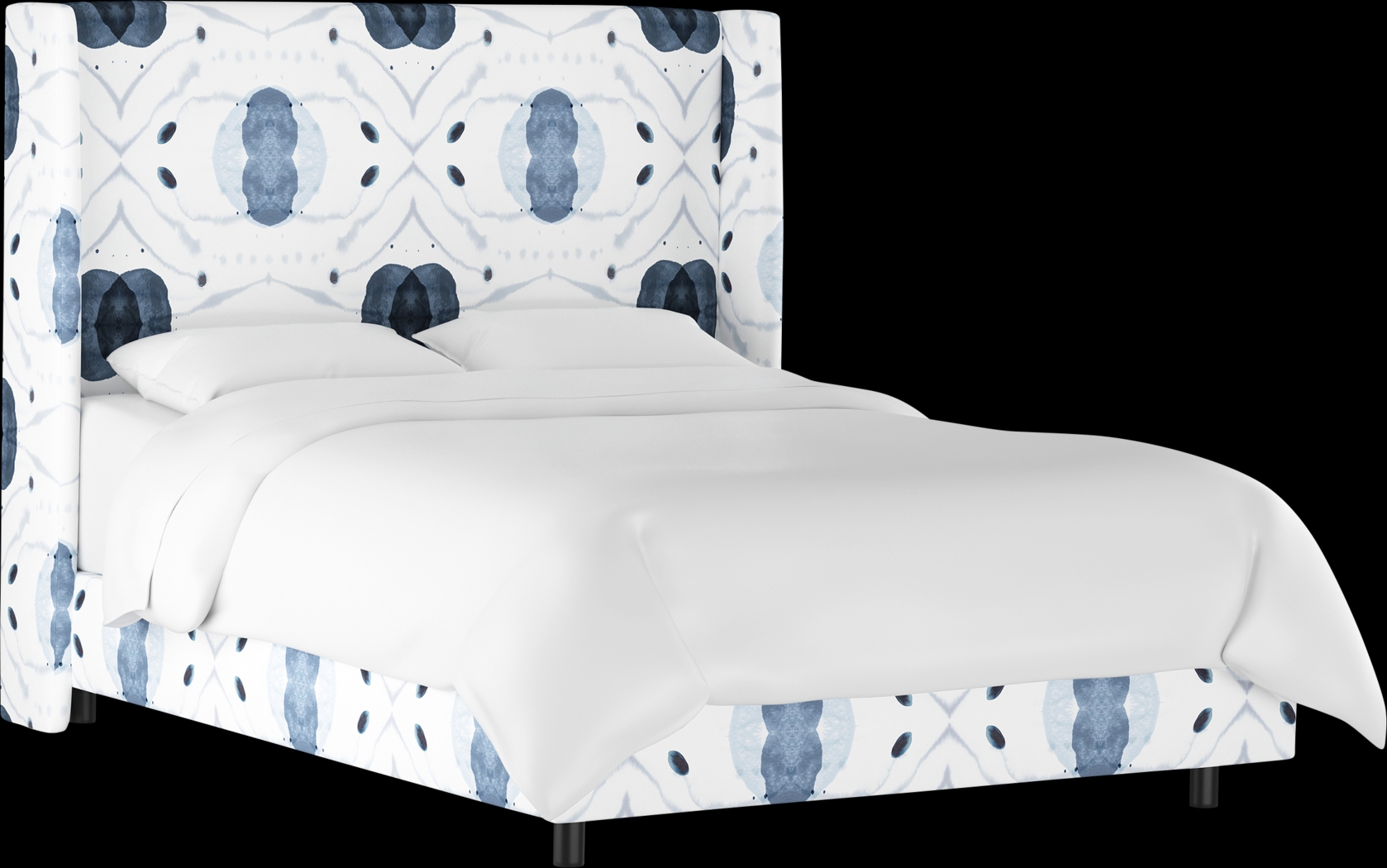 Kids Vashti Blue Twin Upholstered Bed - Thumbnail - Image 1