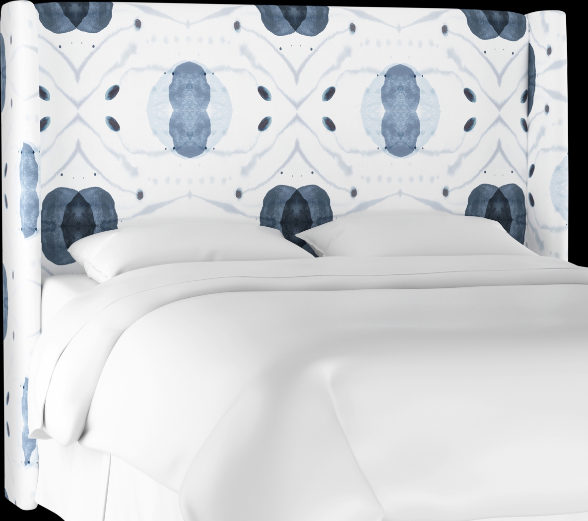 Kids Vashti Blue Twin Upholstered Headboard - Thumbnail - Image 1