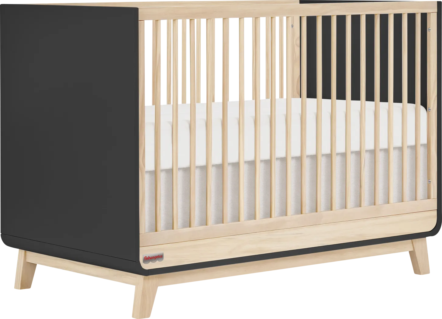 Kids Velqui Black Convertible Crib - Thumbnail - Image 3