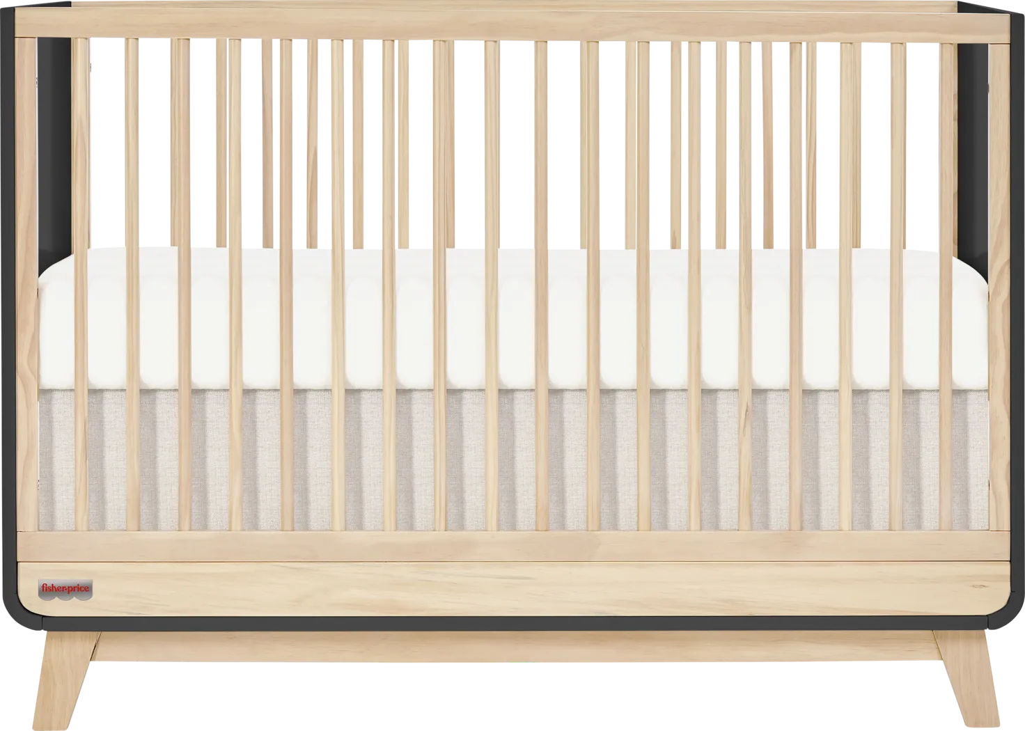 Kids Velqui Black Convertible Crib - Thumbnail - Image 1