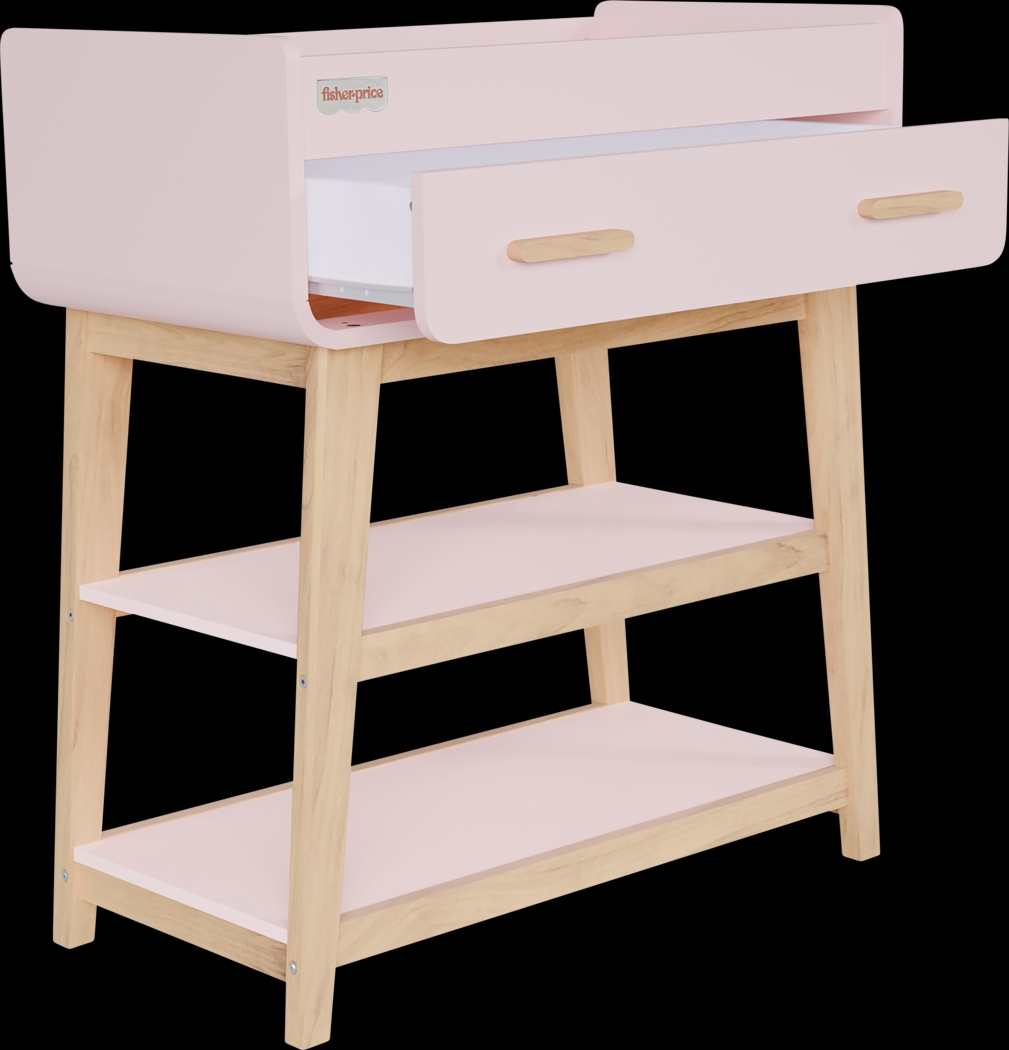 Kids Velqui Pink Changing Table - Thumbnail - Image 1