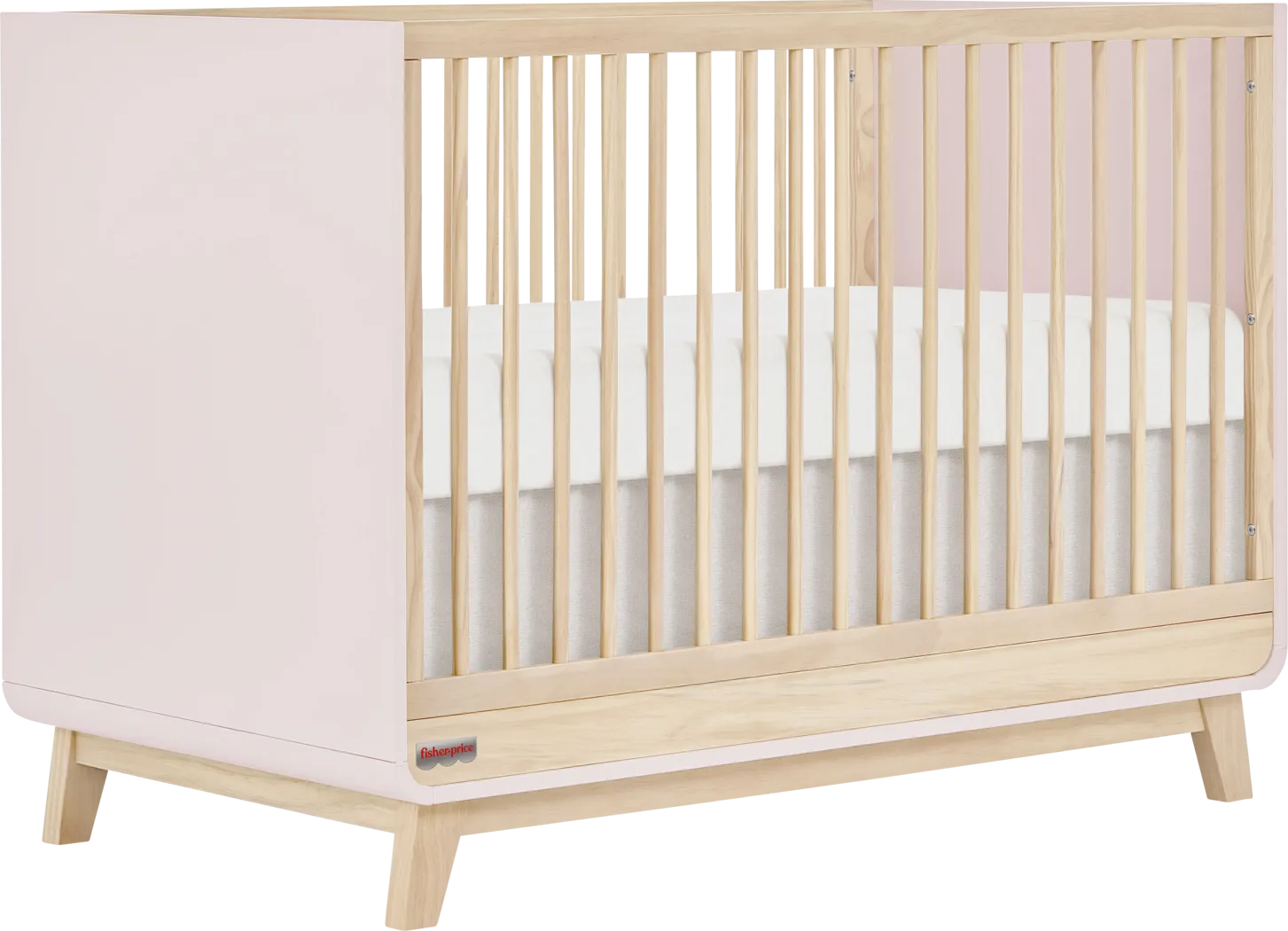 Kids Velqui Pink Convertible Crib - Thumbnail - Image 3