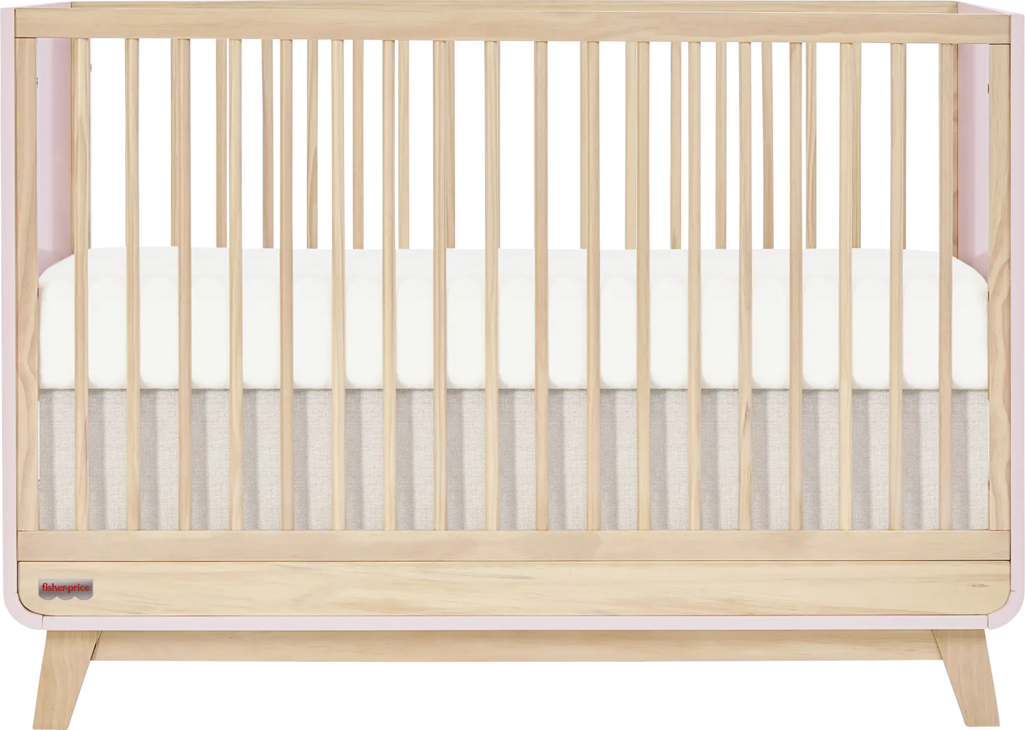 Kids Velqui Pink Convertible Crib - Thumbnail - Image 1