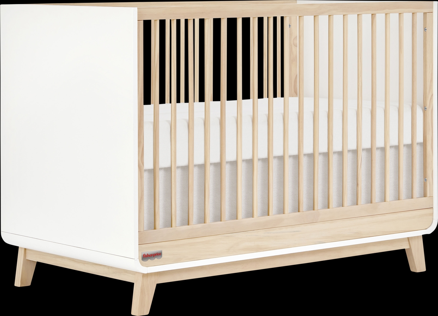 Kids Velqui White Convertible Crib - Thumbnail - Image 3