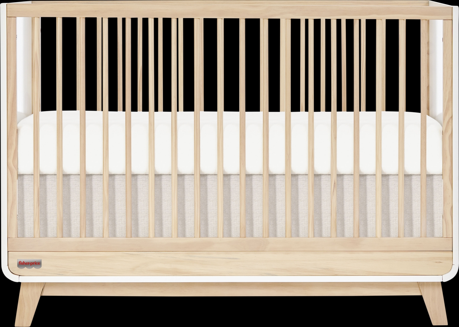 Kids Velqui White Convertible Crib - Thumbnail - Image 1