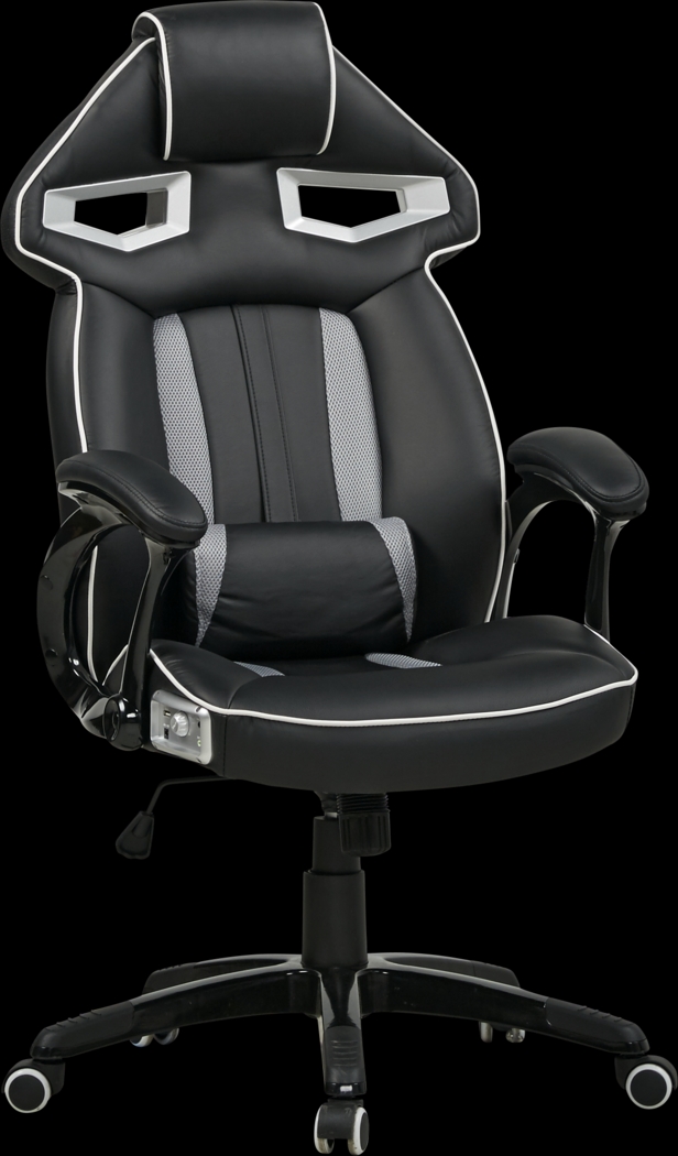 Kids Venture Quest Black/Gray Gaming Desk Chair - Thumbnail - Image 1