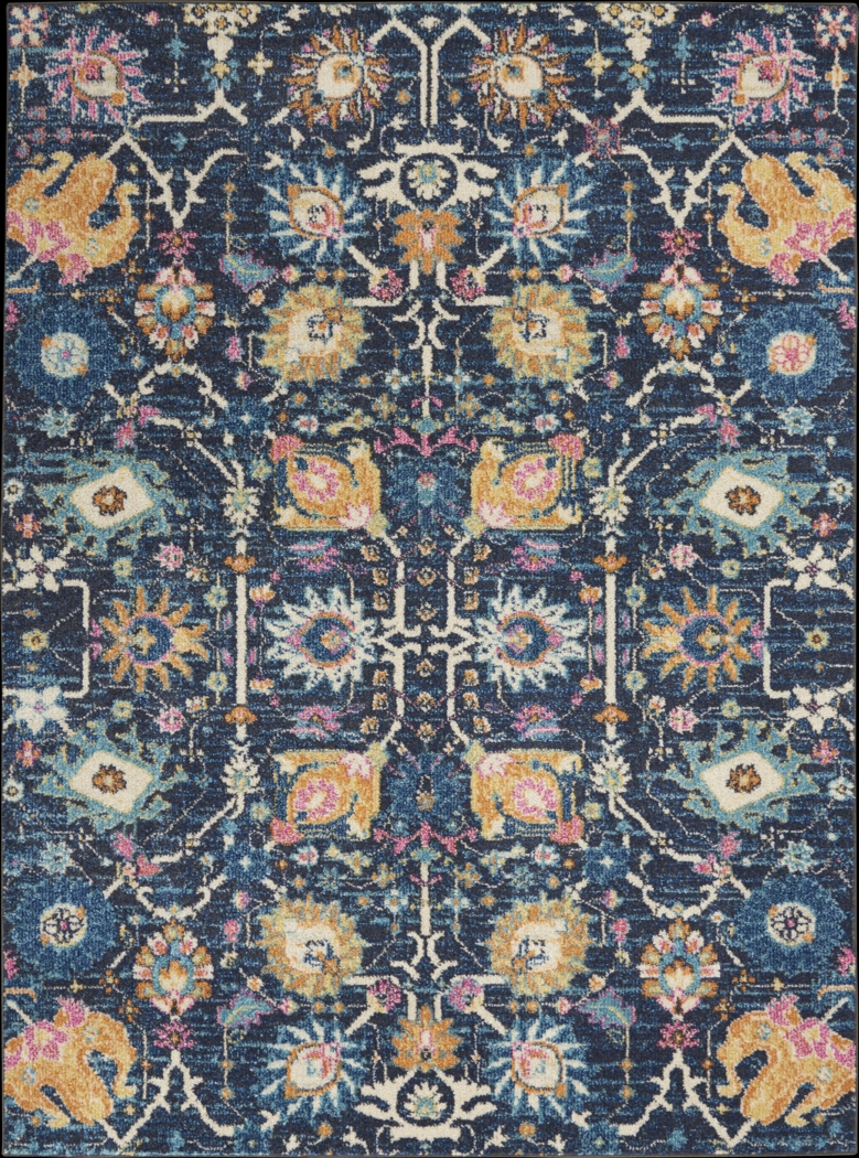 Kids Verenna Navy 4' x 6' Rug - Thumbnail - Image 1