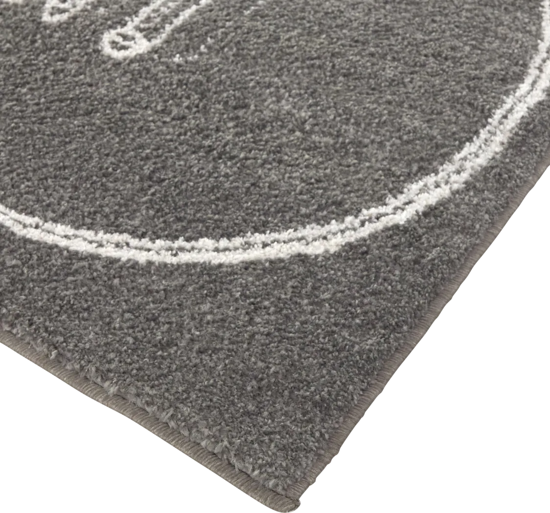 Kids Vesclub Gray 4'4 x 6' Rug - Thumbnail - Image 3