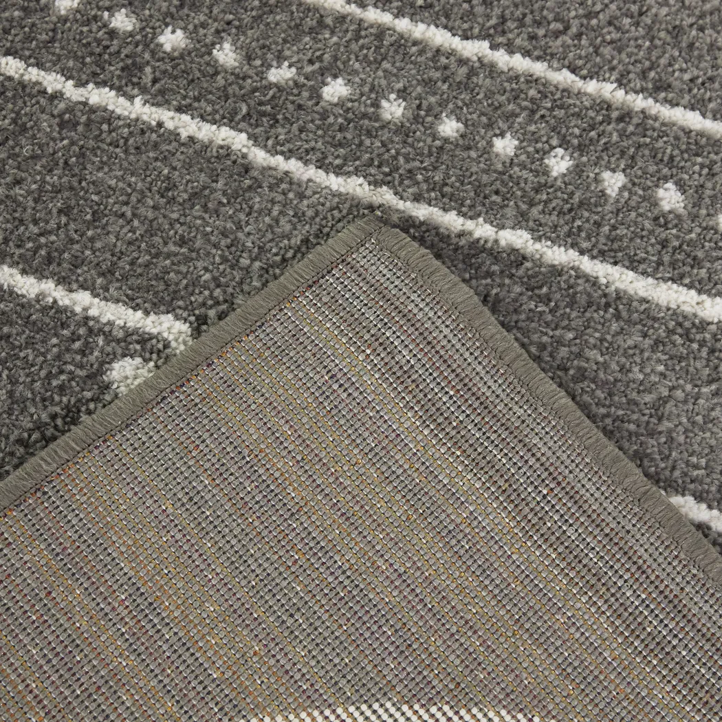 Kids Vesclub Gray 4'4 x 6' Rug - Thumbnail - Image 4