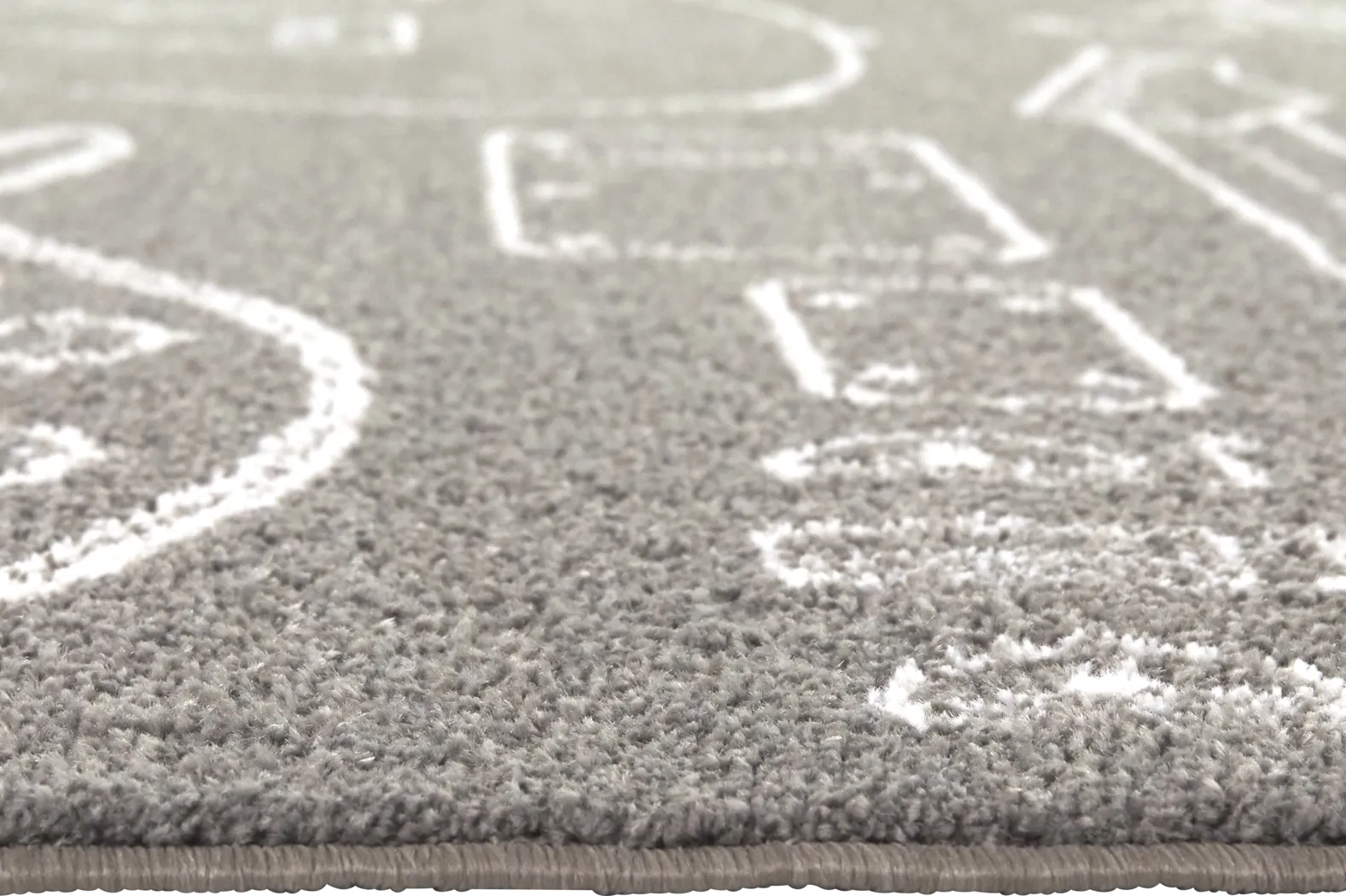 Kids Vesclub Gray 4'4 x 6' Rug - Thumbnail - Image 5