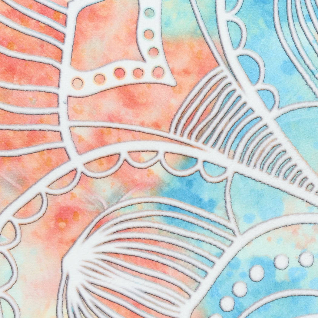 Kids Viggo Teal 5' Round Rug - Thumbnail - Image 8