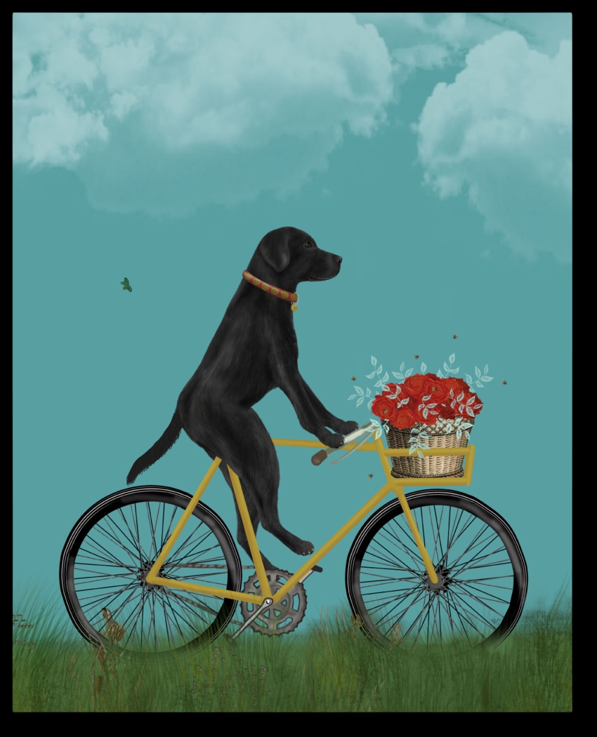 Kids Village Ride I Blue Artwork - Thumbnail - Image 1