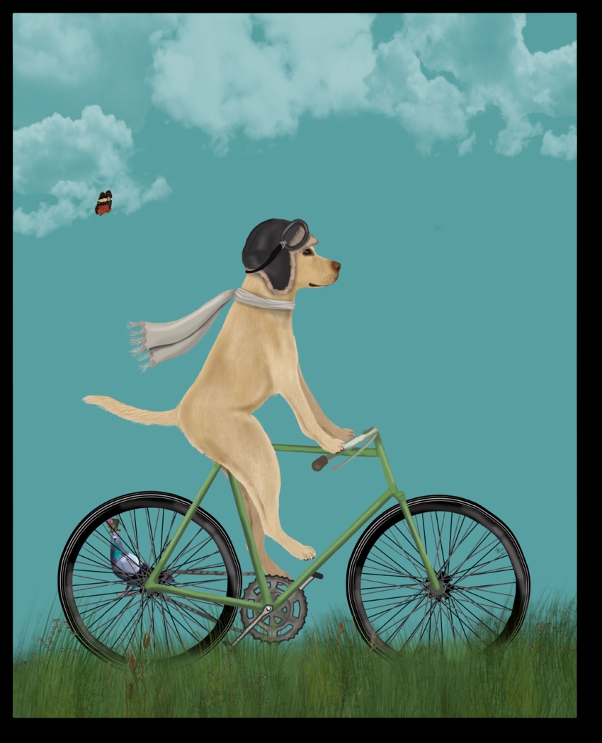 Kids Village Ride II Blue Artwork - Thumbnail - Image 1