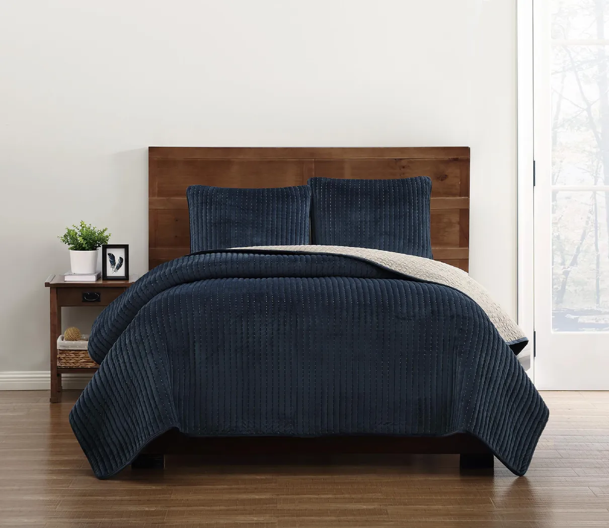 Kids Villiard Blue 2 Pc Twin Comforter Set - Thumbnail - Image 1