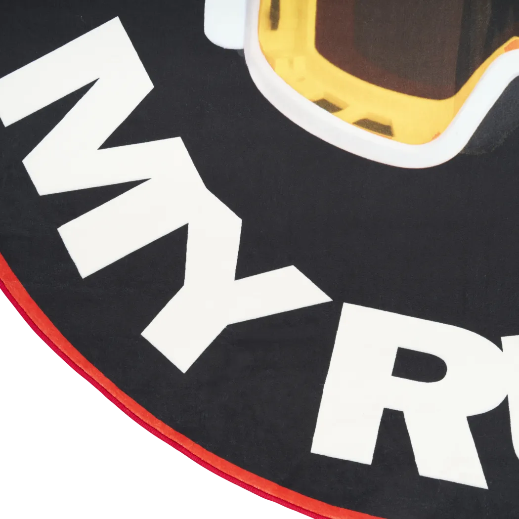 Kids Virtual Reality Navy 5' Round Rug - Thumbnail - Image 5