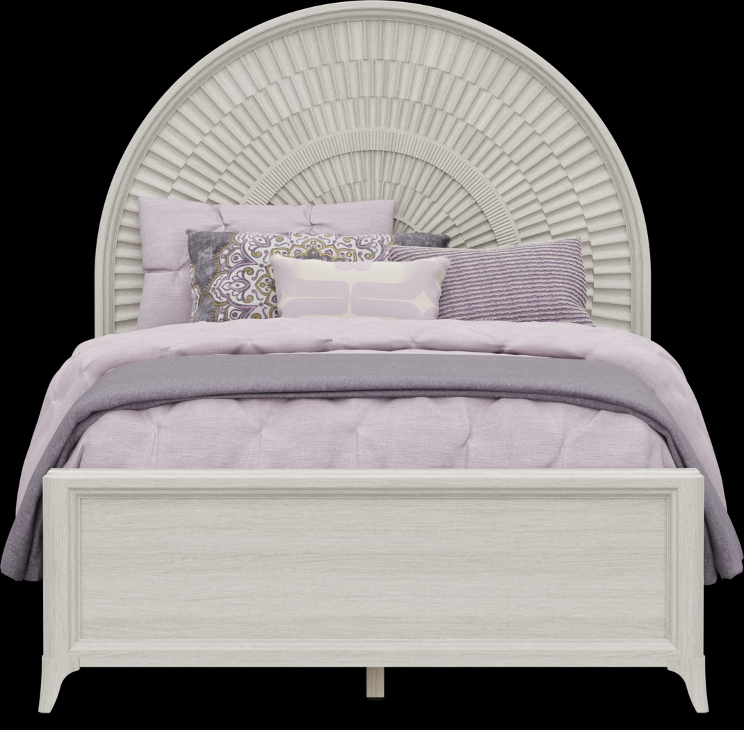 Kids Vivien Wirebrush Gray Full Panel Bed - Thumbnail - Image 3