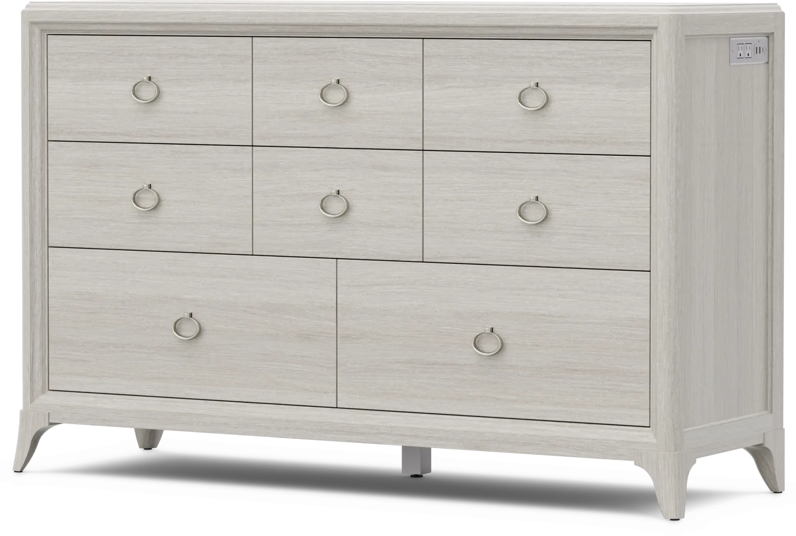 Kids Vivien Wirebrush Gray Dresser - Thumbnail - Image 3