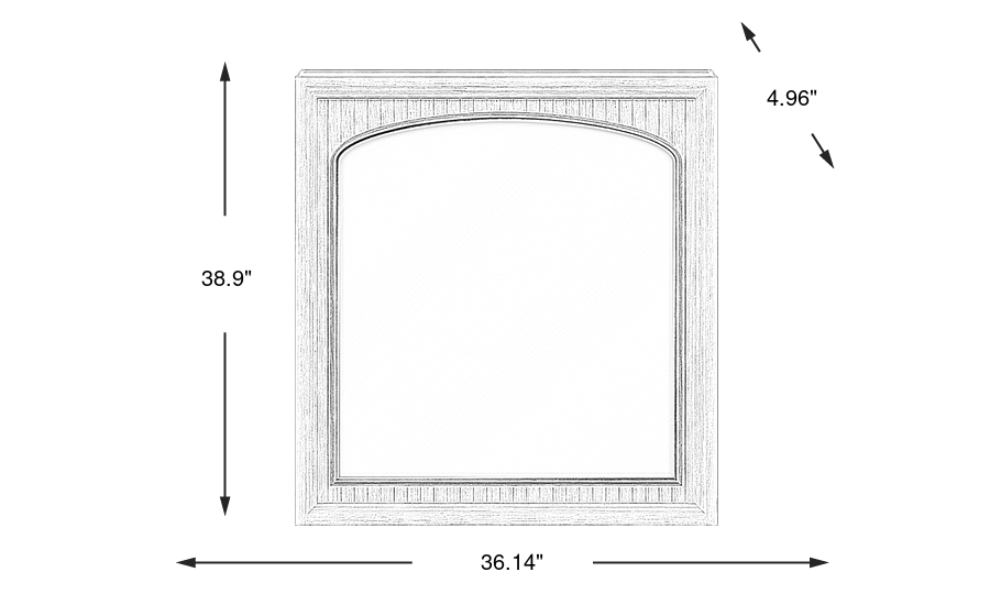 Dimension Image. Please refer to the Dimension Tab on this page for dimension details.