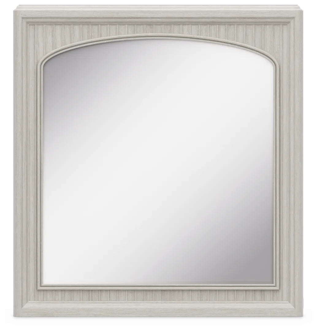 wirebrush gray mirror