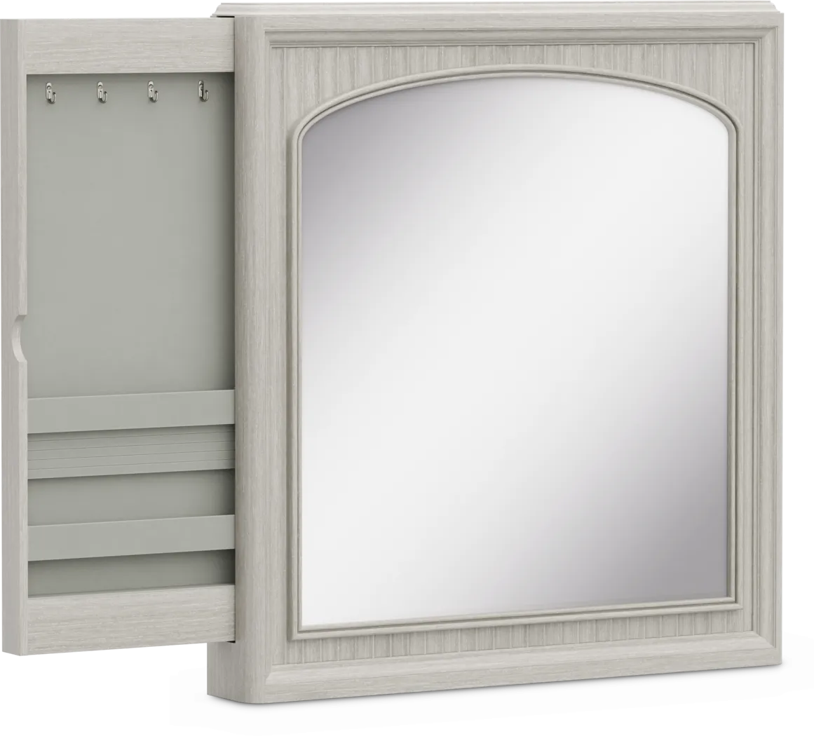 Kids Vivien Wirebrush Gray Mirror - Thumbnail - Image 2