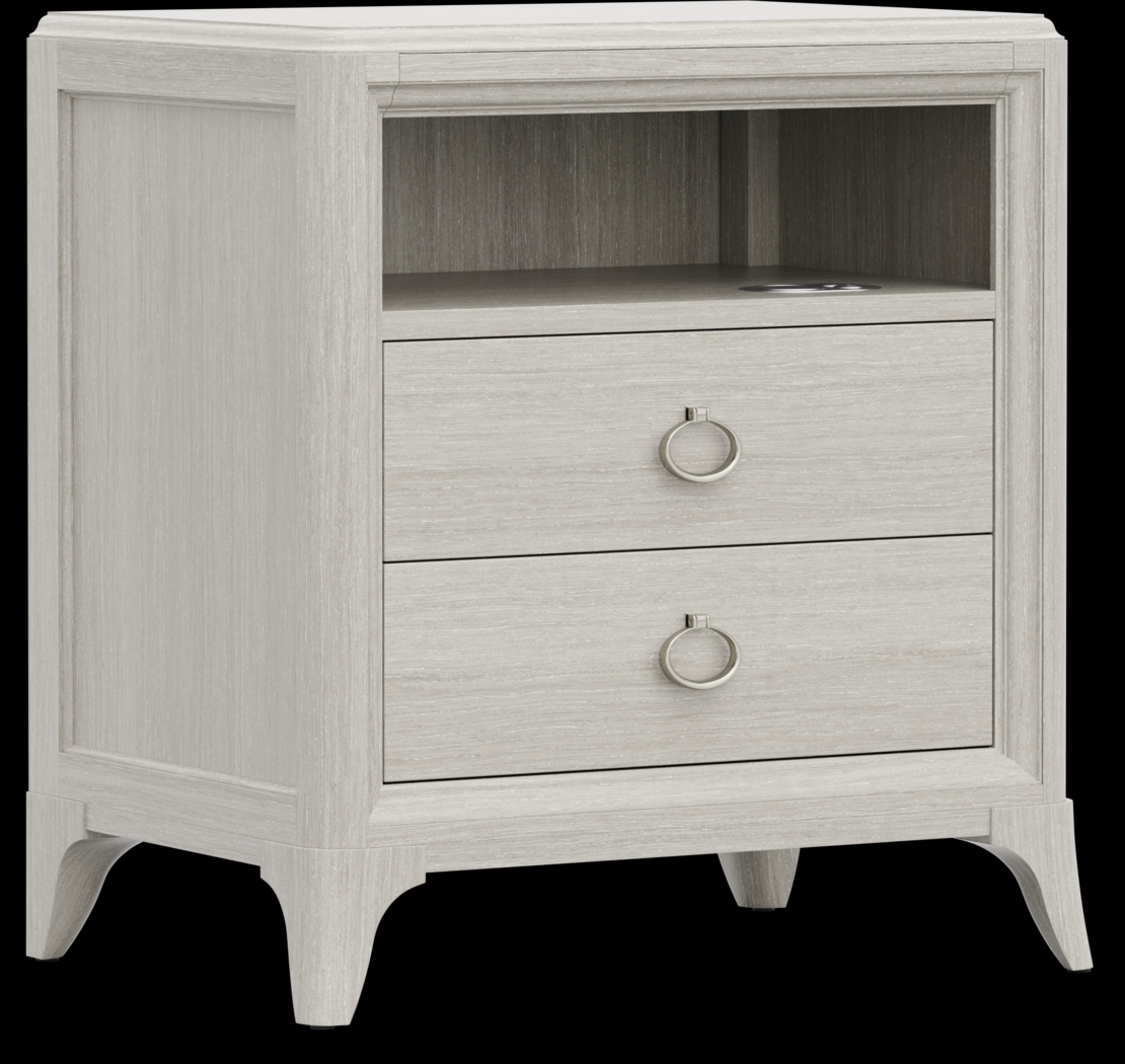 Kids Vivien Wirebrush Gray Nightstand - Thumbnail - Image 2