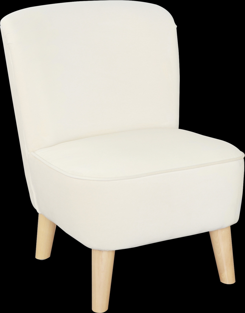Kids Vonny Almond Accent Chair - Thumbnail - Image 1