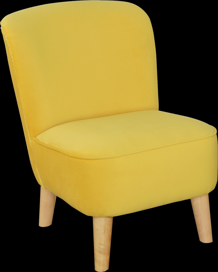 Kids Vonny Gold Accent Chair - Thumbnail - Image 1