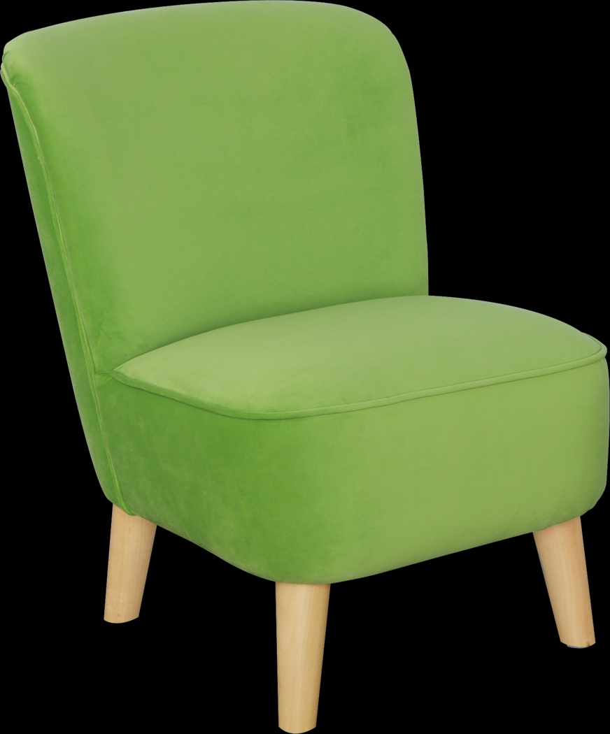 Kids Vonny Green Accent Chair - Thumbnail - Image 1