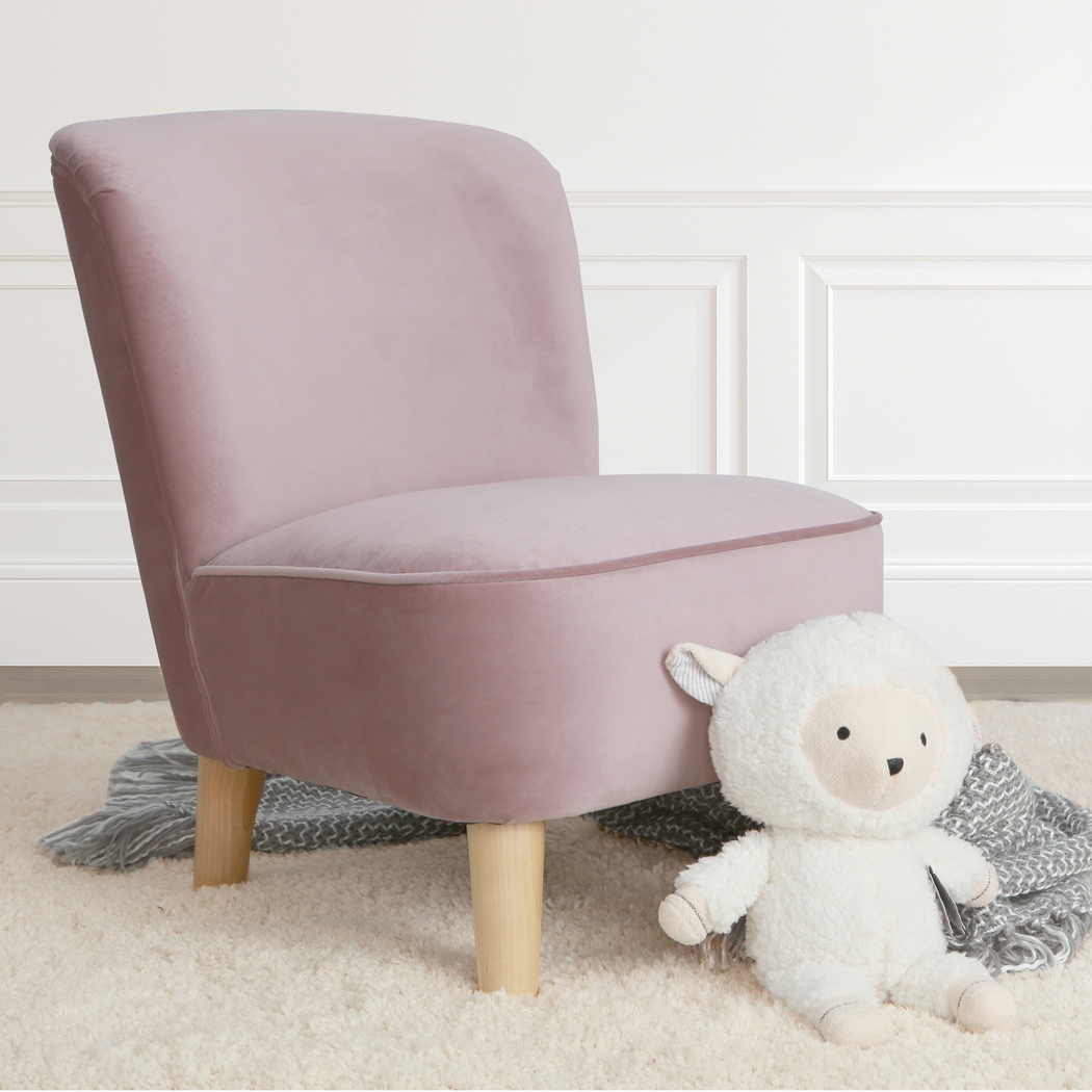 Kids Vonny Lilac Accent Chair - Thumbnail - Image 3