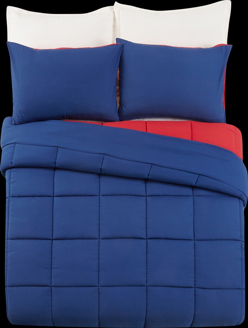 Kids Vroomy Blue Twin Comforter Set - Thumbnail - Image 2