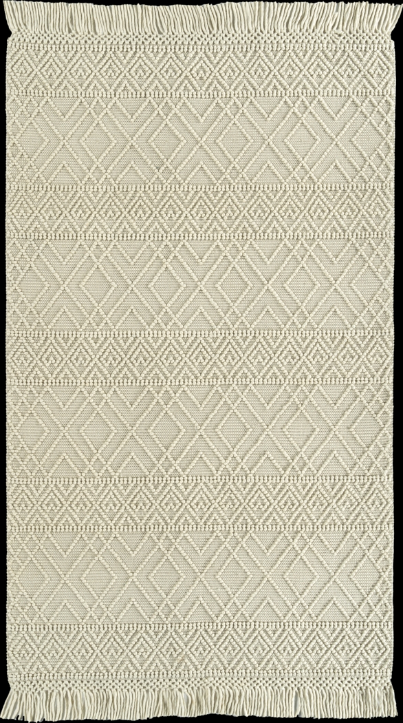 Kids Wafflecone Beige 5' x 8' Rug - Thumbnail - Image 1