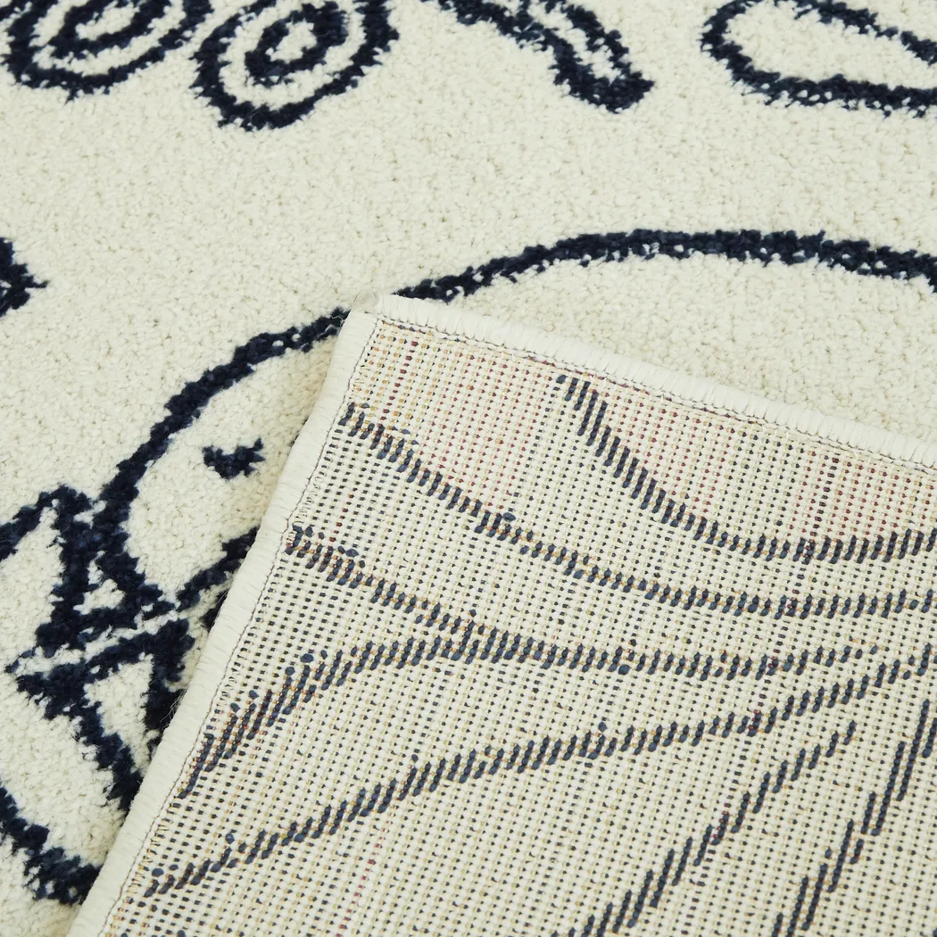 Kids Walsbrook Cream 5'3 x 7' Rug - Thumbnail - Image 4