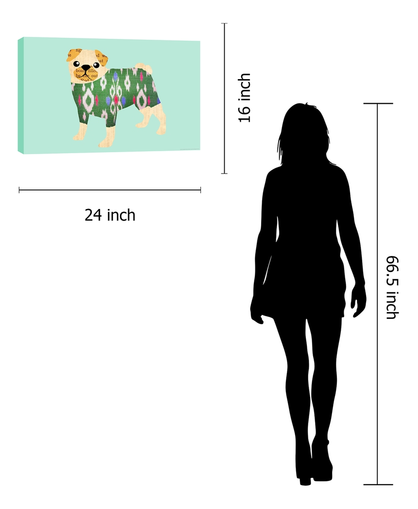 Kids Warm Puppy Blue Artwork - Thumbnail - Image 2