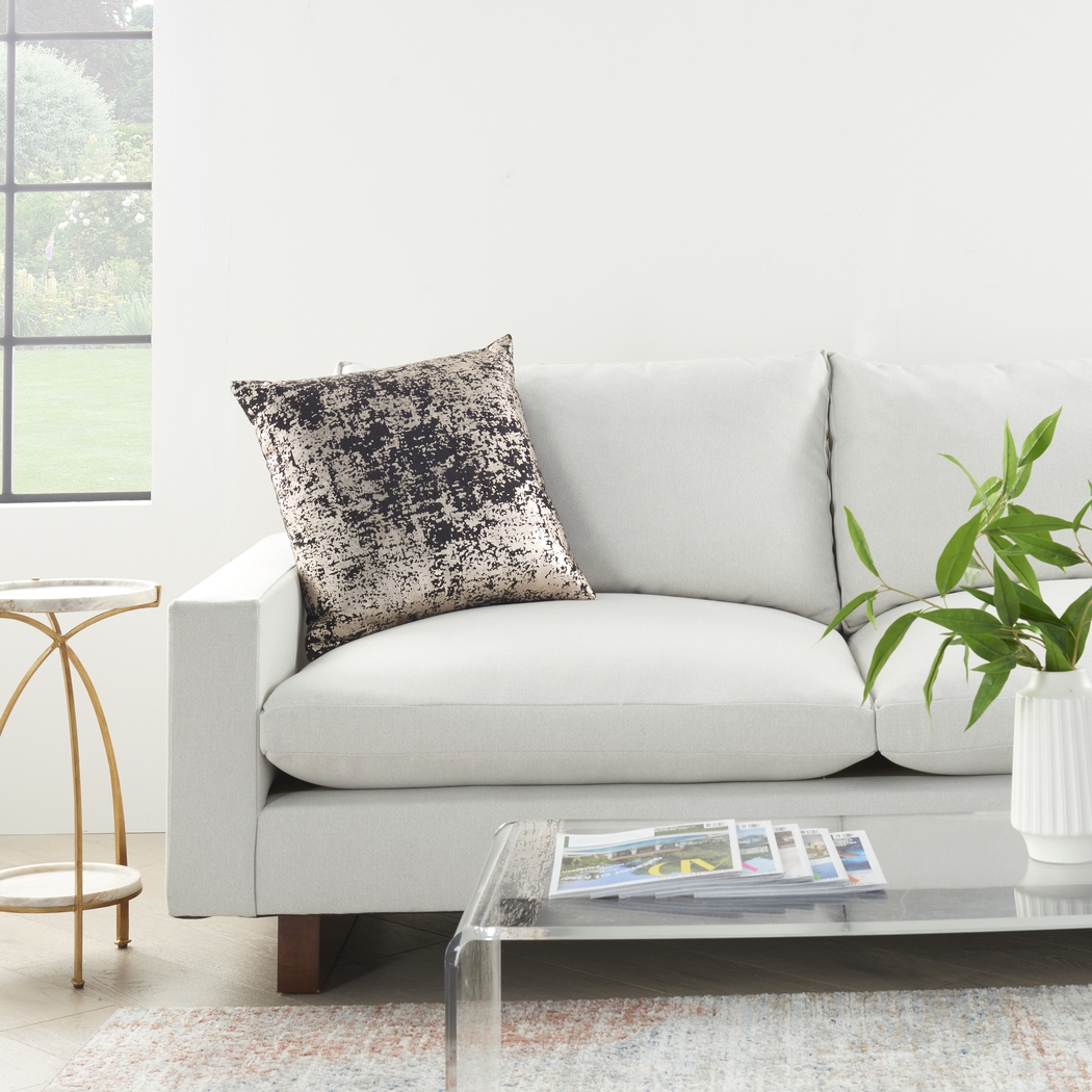 Kids Waterelm Rose Gold Throw Pillow - Thumbnail - Image 3