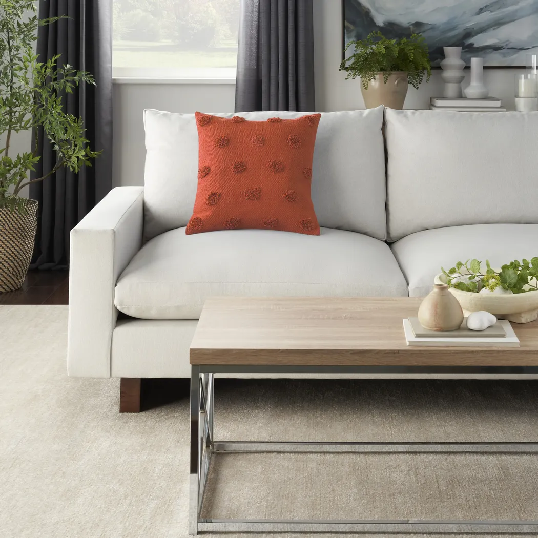 Kids Westhope Orange Throw Pillow - Thumbnail - Image 3