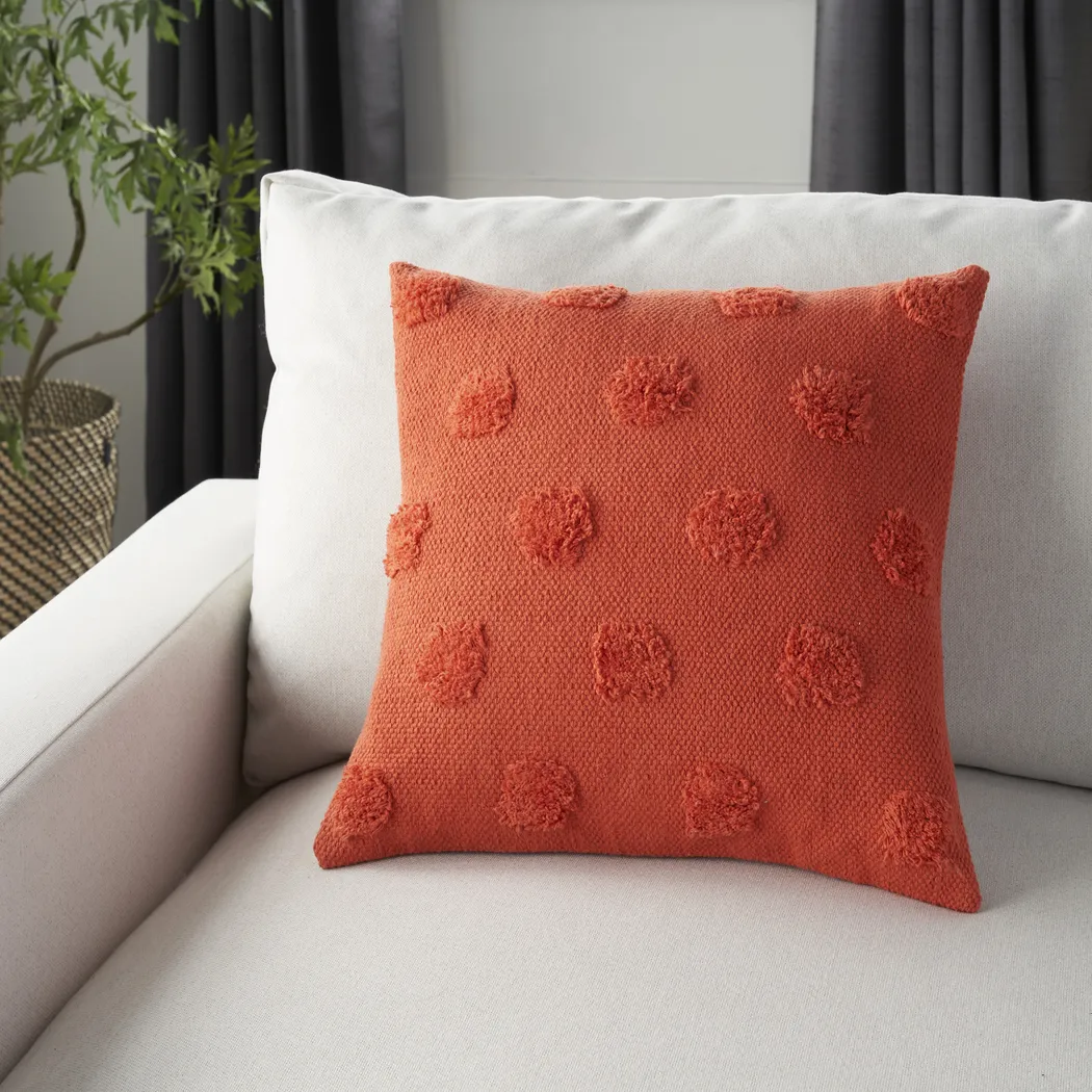 Kids Westhope Orange Throw Pillow - Thumbnail - Image 4