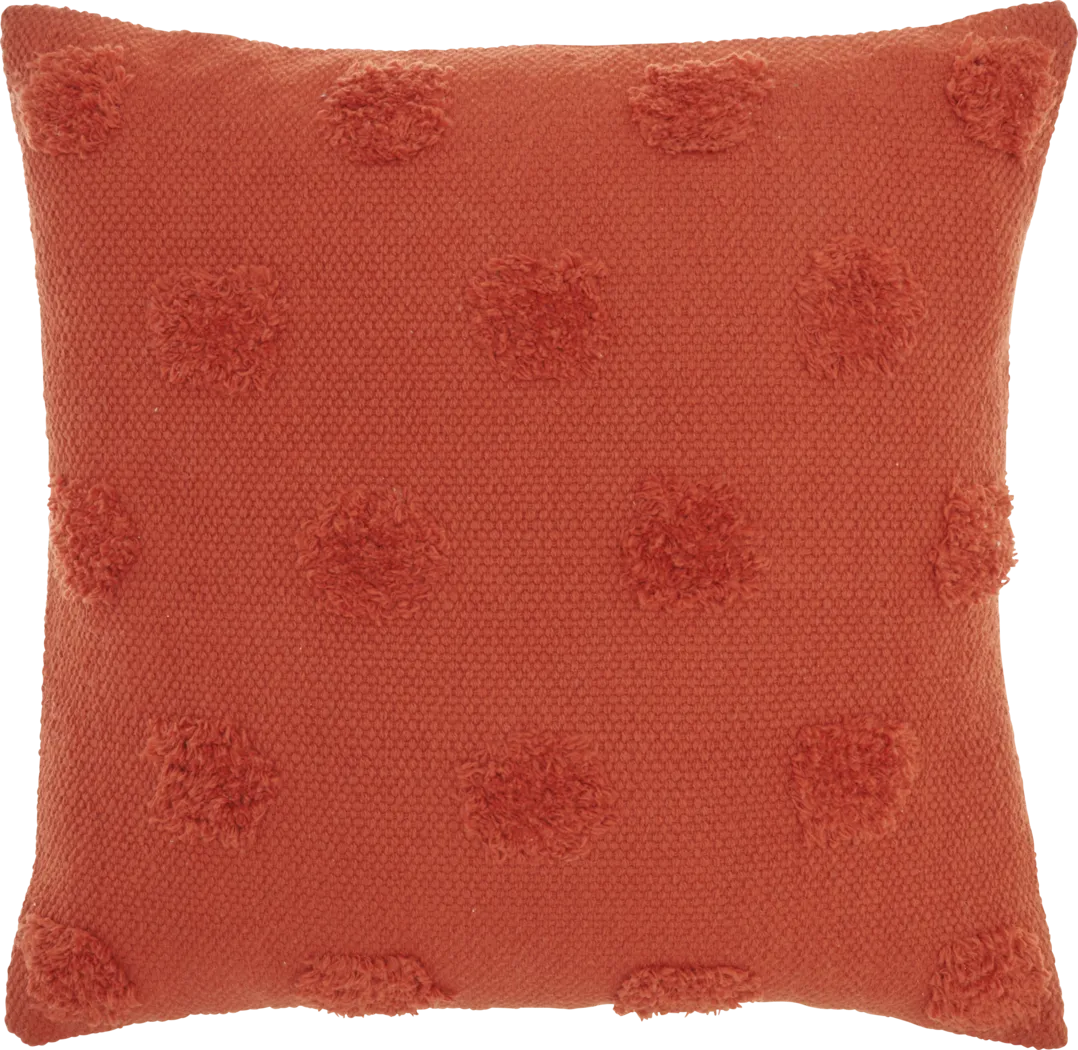 Kids Westhope Orange Throw Pillow - Thumbnail - Image 1
